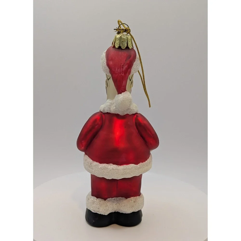 Kurt Adler - The Simpsons -Santa Homer Doughnuts-Glass Christmas Ornament - 2003